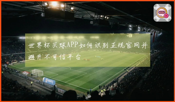 世界杯买球APP如何识别正规官网并避开不可信平台